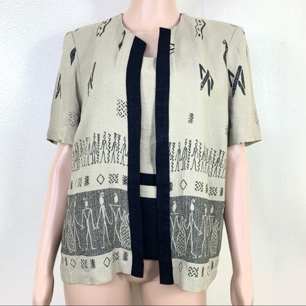 R&M Richard Women’s Top Blouse Cream Sz 12